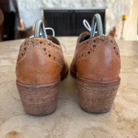 Frye Maggie Perforated Wingtip Oxfords - Picture 6 of 10